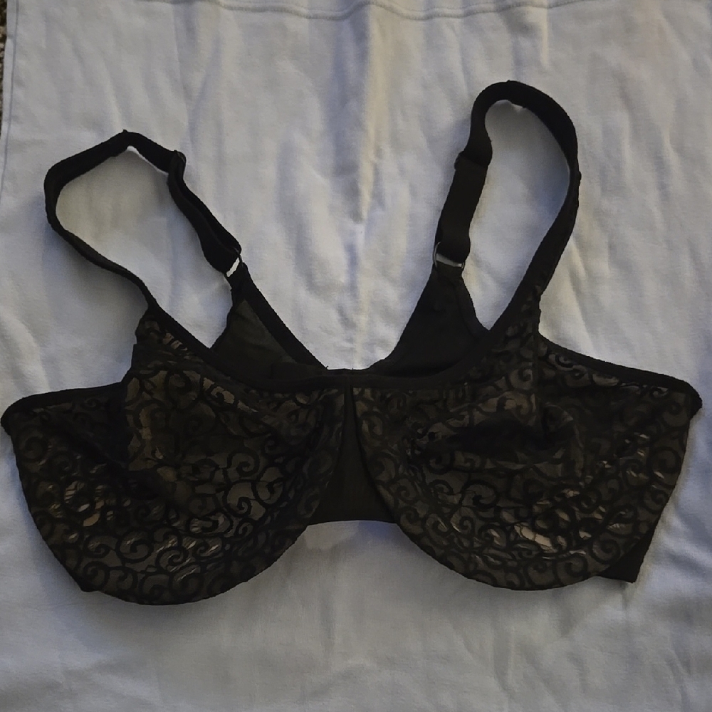 Elegant Black Lace Bra